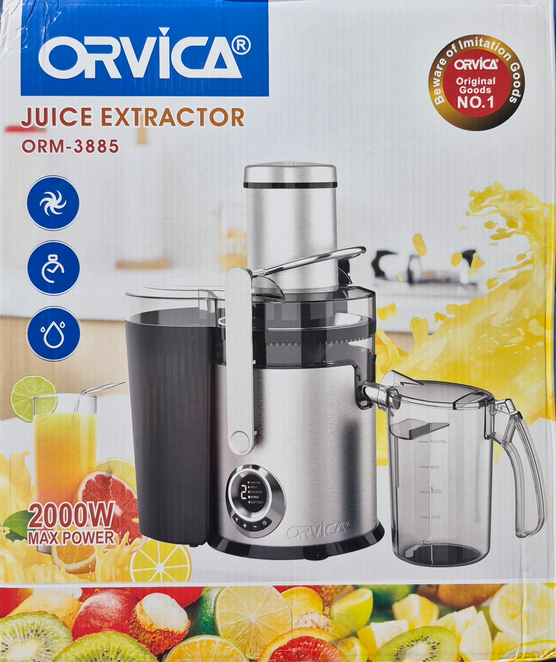 آبمیوه گیر تک کاره ORVICA-3885